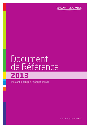 Thumbnail ENGIE Universal Registration Document 2013