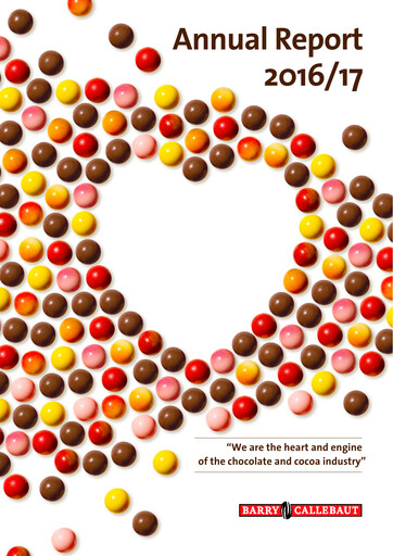 Miniature Barry Callebaut
 Rapport annuel 2016-2017
