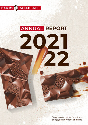 Miniature Barry Callebaut
 Rapport annuel 2021-2022
