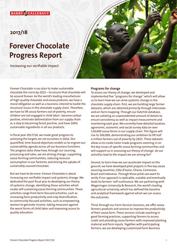 Vorschaubild Barry Callebaut
 ESG-Bericht 2017-2018