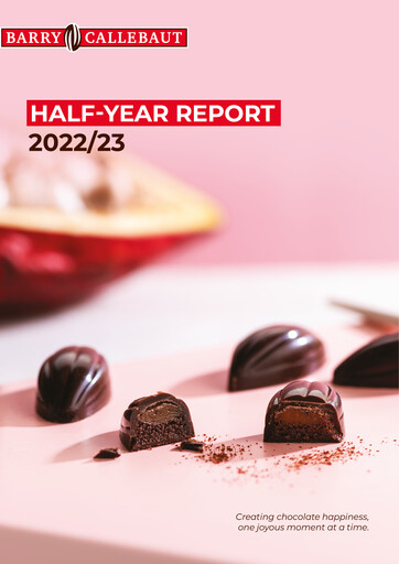 Vorschaubild Barry Callebaut
 Halbjahresbericht 2022-2023