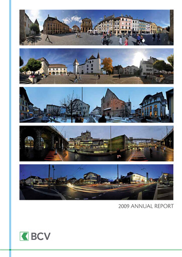 Miniature Banque Cantonale Vaudoise Rapport annuel 2009