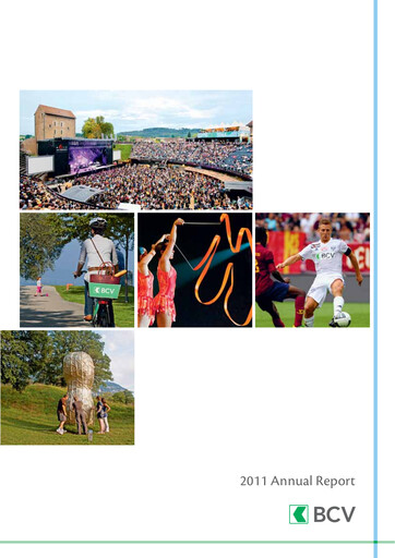 Miniature Banque Cantonale Vaudoise Rapport annuel 2011
