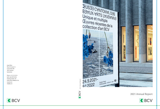 Miniature Banque Cantonale Vaudoise Rapport annuel 2021