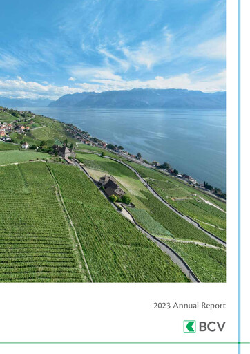 Miniature Banque Cantonale Vaudoise Rapport annuel 2023