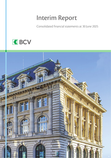 Vorschaubild Banque Cantonale Vaudoise Halbjahresbericht 2025-h1