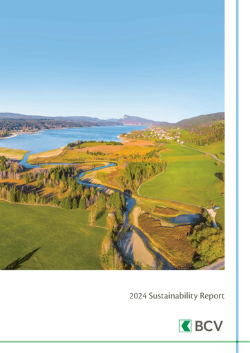 Miniature Banque Cantonale Vaudoise Rapport de durabilité 2024
