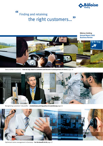 Miniature Bâloise Rapport annuel 2005