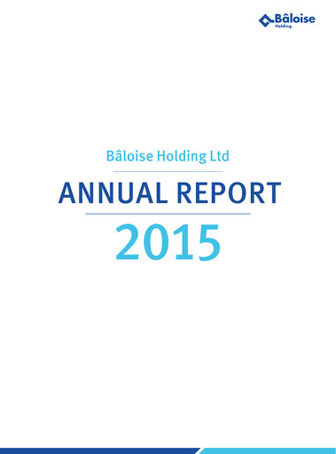 Miniature Bâloise Rapport annuel 2015