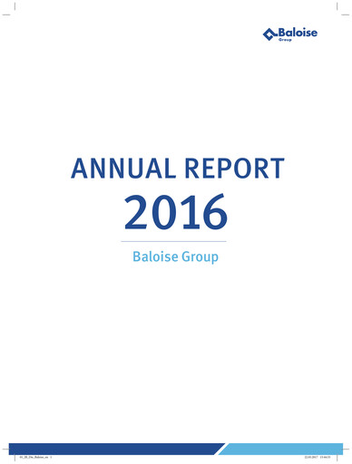 Miniature Bâloise Rapport annuel 2016