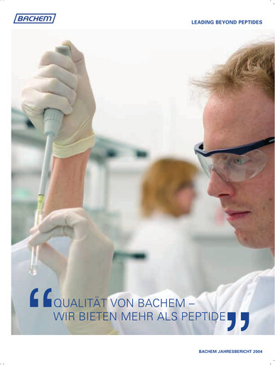 Thumbnail Bachem Annual Report 2004
