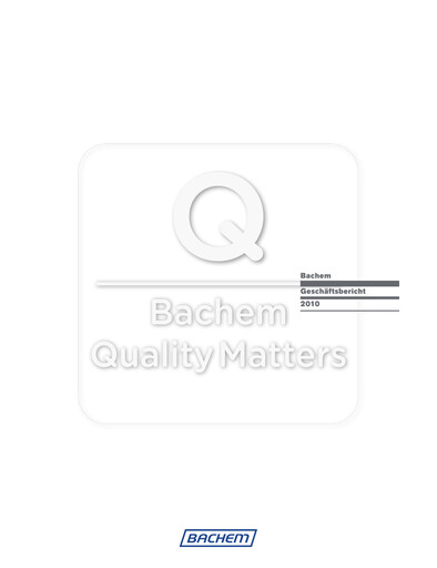 Thumbnail Bachem Annual Report 2010