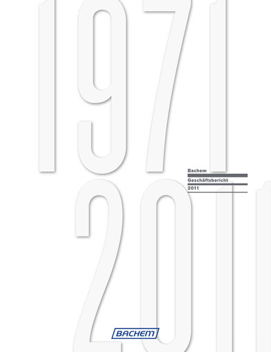 Thumbnail Bachem Annual Report 2011