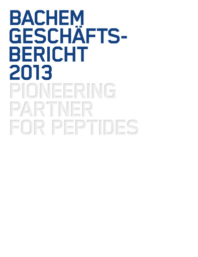 Thumbnail Bachem Annual Report 2013