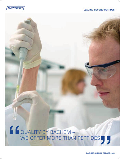 Vorschaubild Bachem Jahresbericht 2004
