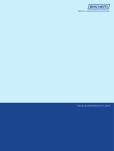 Miniature Bachem Rapport semestriel 2010-h1
