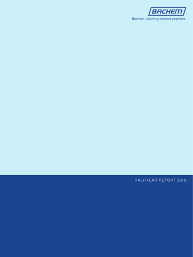 Miniature Bachem Rapport semestriel 2010-h1