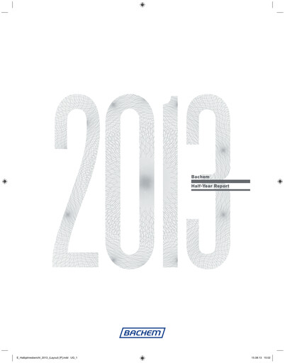 Miniature Bachem Rapport semestriel 2013-h1