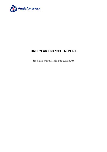 Miniature Anglo American Rapport semestriel 2019-h1