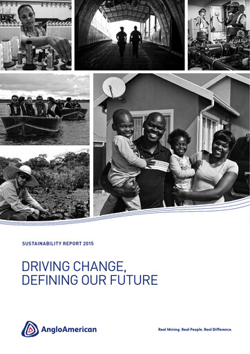 Thumbnail Anglo American Sustainability Report 2015