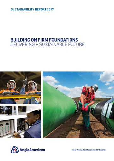 Thumbnail Anglo American Sustainability Report 2017