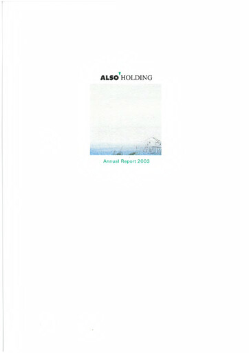 Thumbnail ALSO Holding Annual Report 2003