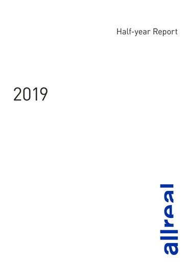 Thumbnail Allreal Holding Half-year Report 2019