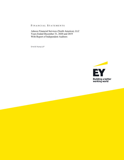 Thumbnail Adecco Group Financial Statement 2020