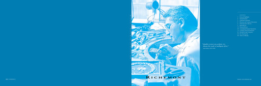 Thumbnail Compagnie Financière Richemont Annual Report 2000
