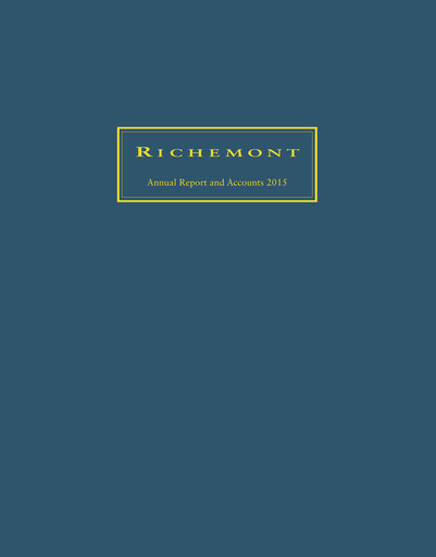 Thumbnail Compagnie Financière Richemont Annual Report 2015