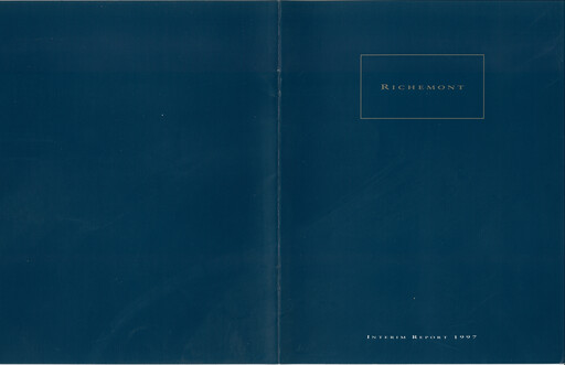 Miniature Compagnie Financière Richemont Rapport semestriel 1997-h1