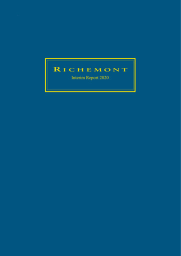 Miniature Compagnie Financière Richemont Rapport semestriel 2000-h1