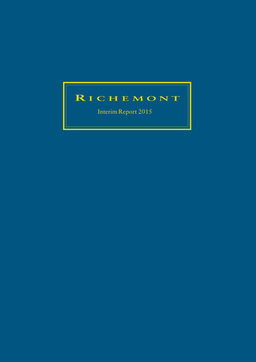 Miniature Compagnie Financière Richemont Rapport semestriel 2015-h1