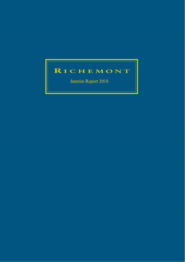 Miniature Compagnie Financière Richemont Rapport semestriel 2018-h1