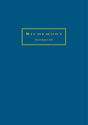 Miniature Compagnie Financière Richemont Rapport semestriel 2021-h1