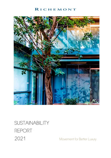 Thumbnail Compagnie Financière Richemont Sustainability Report 2021