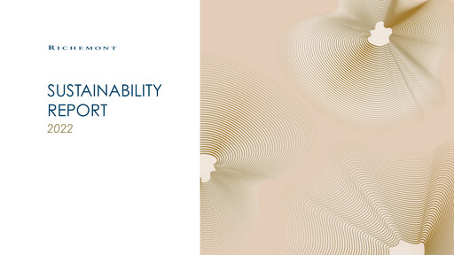 Thumbnail Compagnie Financière Richemont Sustainability Report 2022