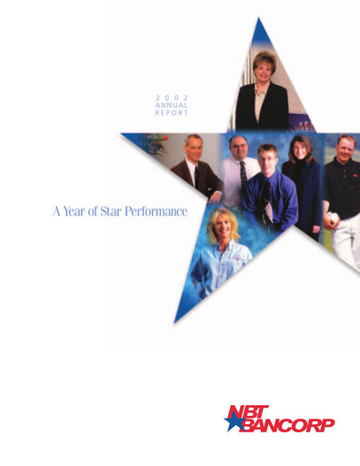 Miniature NBT Bancorp Rapport annuel 2002