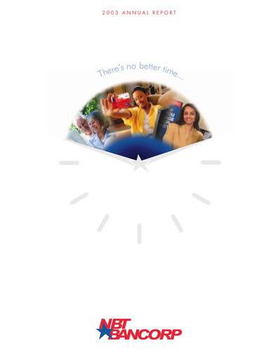 Miniature NBT Bancorp Rapport annuel 2003