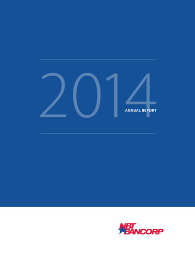 Miniature NBT Bancorp Rapport annuel 2014