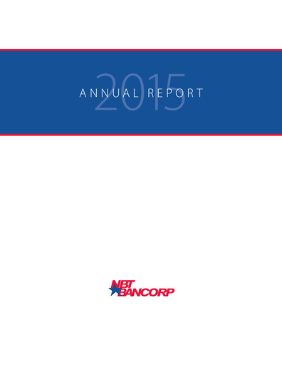 Miniature NBT Bancorp Rapport annuel 2015