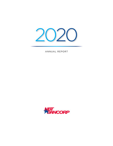Miniature NBT Bancorp Rapport annuel 2020
