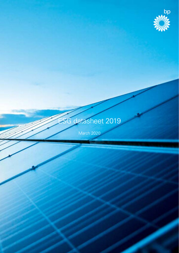 Thumbnail BP ESG Report 2019