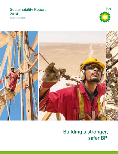 Thumbnail BP Sustainability Report 2014