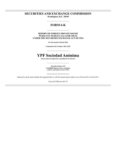 Thumbnail YPF S.A. Financial Statement 2025
