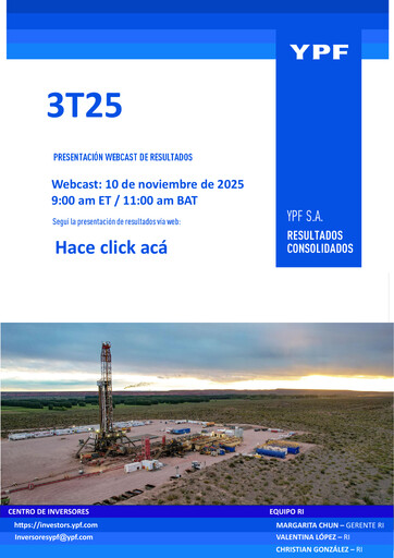 Thumbnail YPF S.A. Quarterly Report 2025-q3