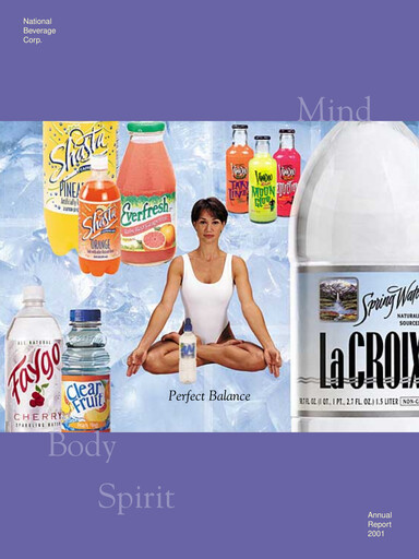 Vorschaubild National Beverage
 Jahresbericht 2001