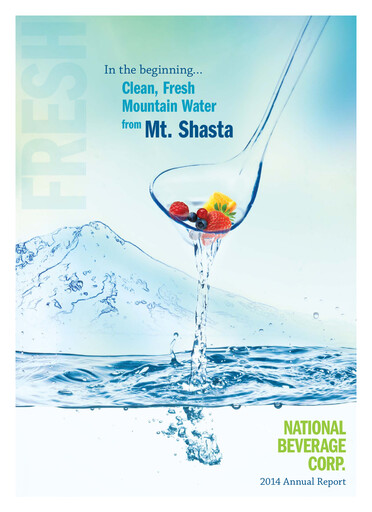 Vorschaubild National Beverage
 Jahresbericht 2014