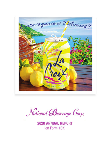 Vorschaubild National Beverage
 Jahresbericht 2020
