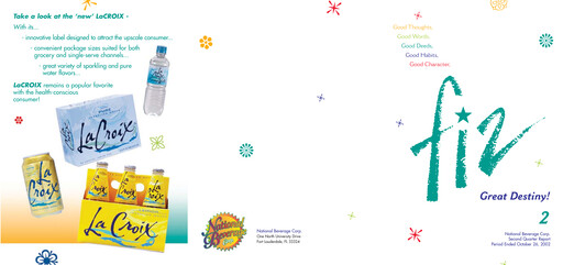 Vorschaubild National Beverage
 Quartalsbericht 2003-q2